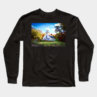 "Mission Point Lighthouse" - Traverse City, MI Long Sleeve T-Shirt